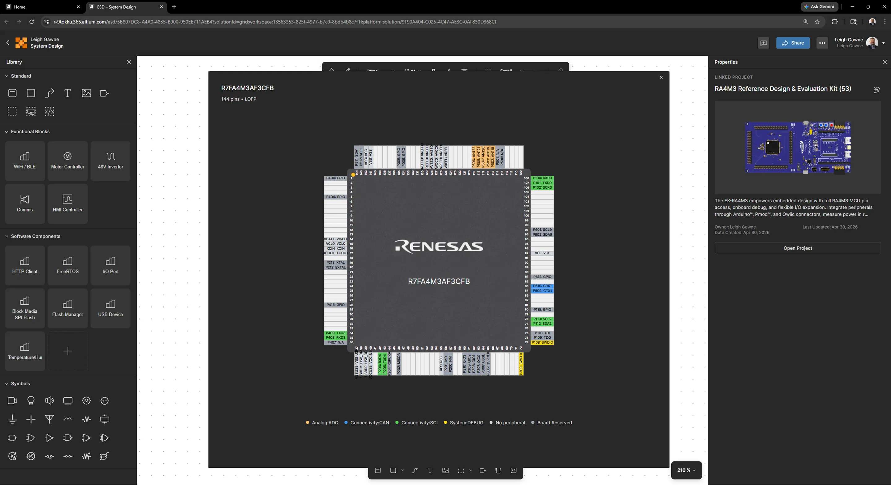 Evaluation board constraint modeling interface