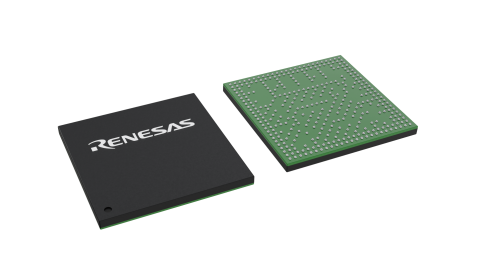 3D illustration featuring top and bottom views of LFBGA IC chip package with 368 lead count.