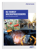 Brochure cover featuring RZ family microprocessors.